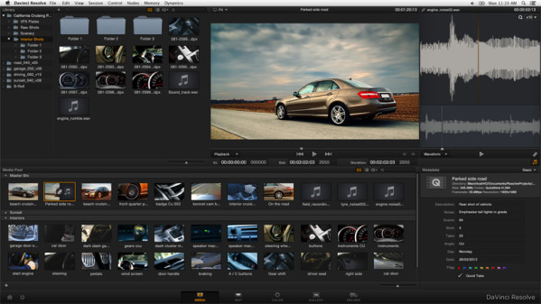 DAVINCI RESOLVE 10 media