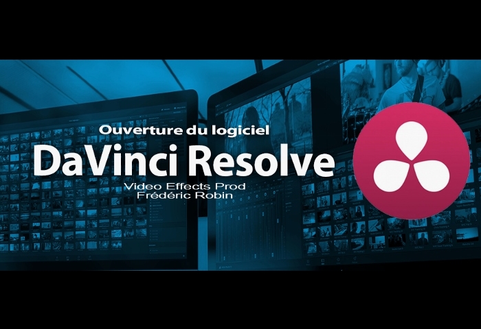 OUVERTURE DU LOGICIEL DAVINCI RESOLVE 12