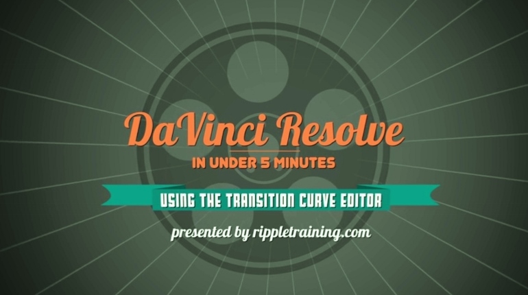 TRANSITION CURVE  tutorial DAVINCI RESOLVE 12
