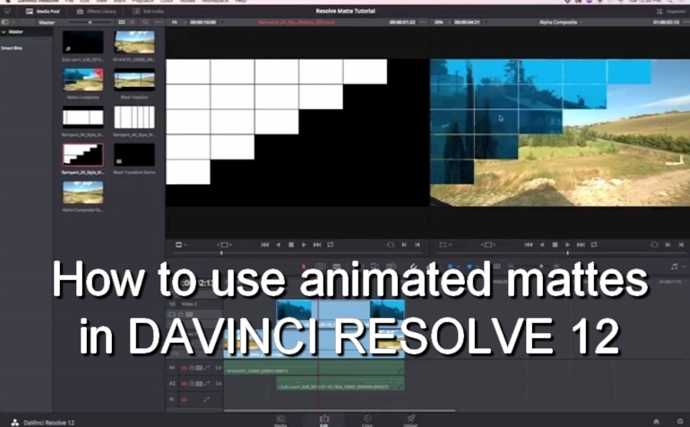 Rampant Design tutorial DAVINCI RESOLVE 12 mattes