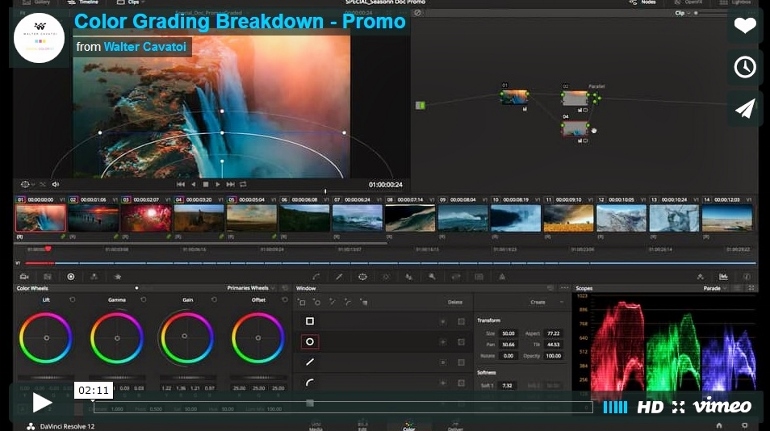 COLOR GRADING BREAKDOWN DAVINCI RESOLVE 12