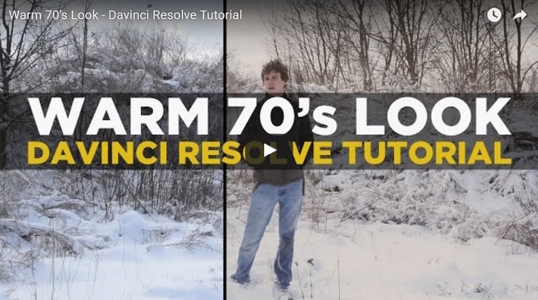 Warm 70 look tutorial DAVINCI RESOLVE 12 (770x430)
