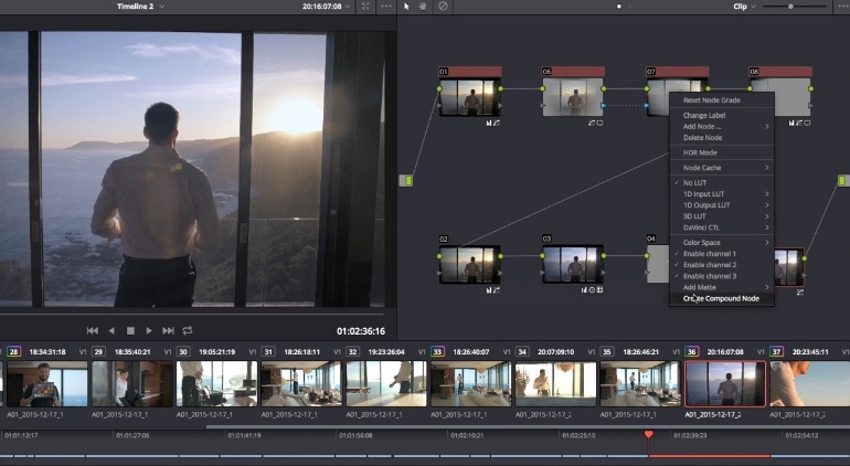 compound node DAVINCI RESOLVE 12.5