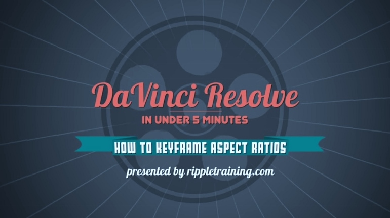 KEYFRAME ASPECT RATIOS TUTORIAL DAVINCI RESOLVE 12.5