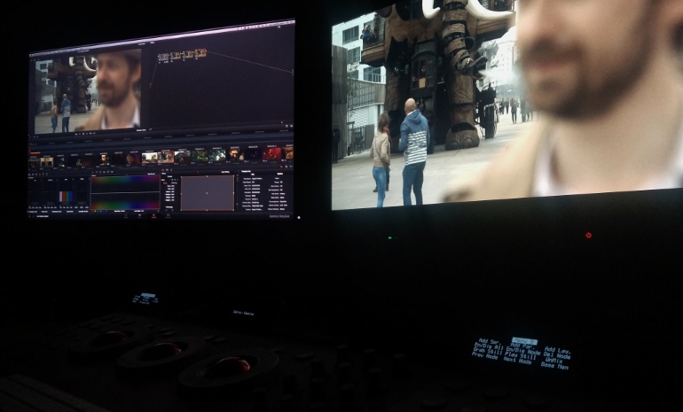 THE DIVINE COMEDY to the rescue etalonne sous DAVINCI RESOLVE 1.5