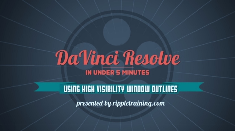 Tutorial DAVINCI RESOLVE 12.5 rendre les masque plus visibles