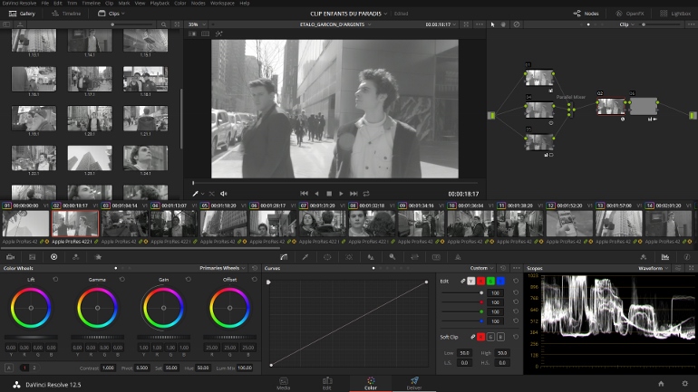 ETALONNAGE SOUS DAVINCI RESOLVE 12.5