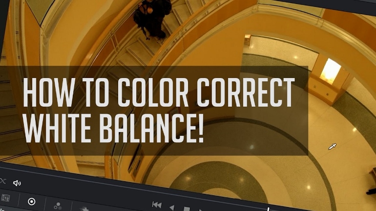 TUTORIAL DAVINCI RESOLVE 12.5 faire une balance des blancs