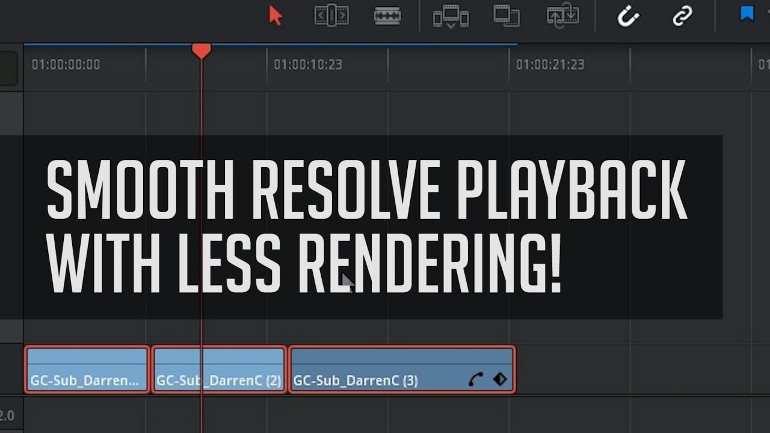 UTILISER LES RENDER CACHE DANS DAVINCI RESOLVE