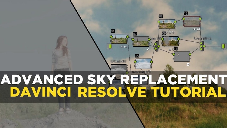 REMPLACER UN CIEL DANS DAVINCI RESOLVE 14