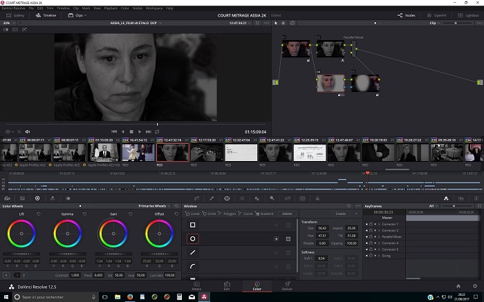 COURT METRAGE ASSIA DAVINCI RESOLVE 12.5