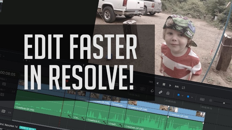 Tips pour monter plus rapidement dans DAVINCI RESOLVE 14