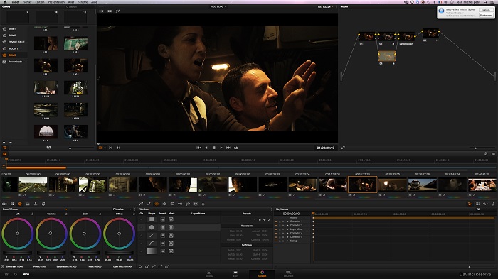 THE WEIGHT OF DREAMS ETALONNAGE DAVINCI RESOLVE 11