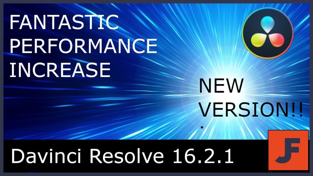 Performances accrues de DAVINCI RESOLVE 16.2.1